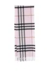 Burberry The Classic Checked Fringed Scarf