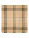 Burberry Versatile Vintage Check Scarf With Fringed Edges
