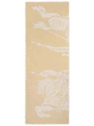 Burberry Scarfs In Beige