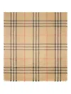 Burberry Giant Check-print Wool-blend Scarf In Beige