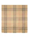 Burberry Giant Check-print Wool-blend Scarf In Beige