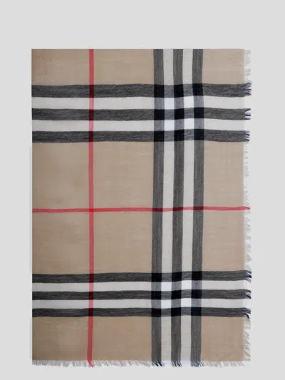 Burberry Scarfs In Beige