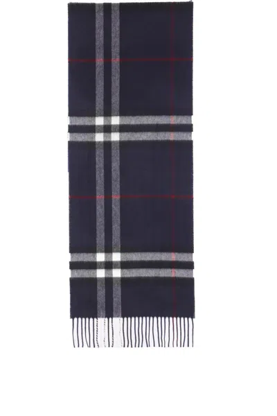 Burberry Scarfs In Blue