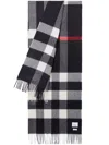 Burberry Karierter Schal Aus Kaschmir In Blue
