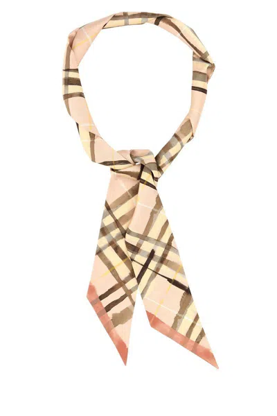 Burberry Scarfs In Brown