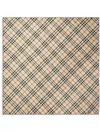Burberry Silk Check Scarf Accessories In Grey