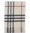 Burberry Wool Scarf In White Scarfs In Neutral