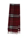 Burberry Check Scarf In Multi