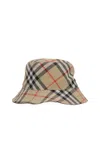 Burberry Ekd Bucket Hat In Brown
