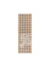 Burberry Rectangular Ekd Check-print Wool Scarf