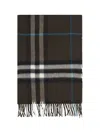 Burberry Cashmere Scarf With Check Pattern