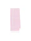 Burberry Rectangular Cashmere Scarf With Iconic Logo Intarsia In Pink