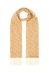 Burberry Cashmere Scarf With Soft Texture And Fringe Detail