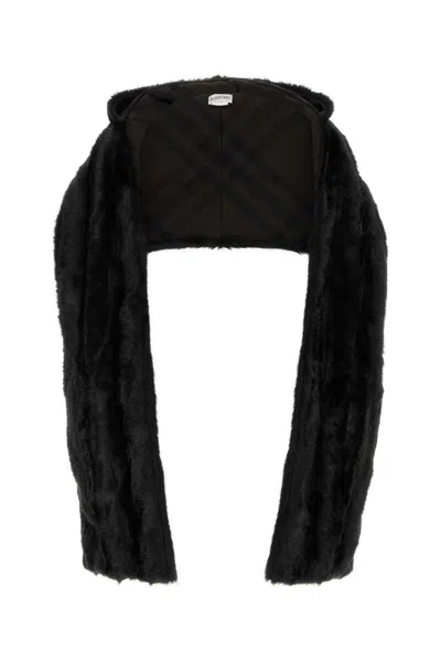 Burberry Scarves And Foulards In Black