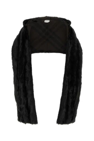 Burberry Scarves And Foulards In Black