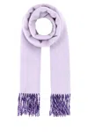 Burberry Women Lilac Cashmere Scarf In Hazeroyal