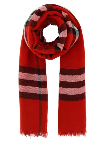 Burberry Scarves And Foulards In Red