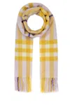 Burberry Embroidered Cashmere Scarf In Printed