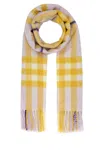 Burberry Embroidered Cashmere Scarf In Printed