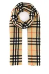 Burberry Women Embroidered Cashmere Blend Scarf In Printed