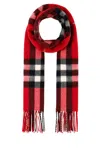 Burberry Plaid Scarf In Printed
