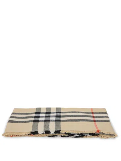 Burberry Scarves In Beige