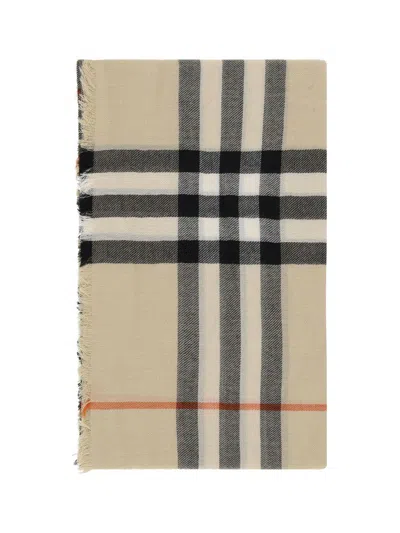 Burberry Scarves In Beige