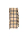 Burberry 'happy' Fringed Scarf In Beige