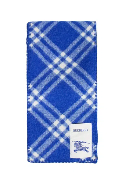 Burberry Scarves In Blue