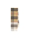 Burberry Cashmere Giant Check Scarf In Multi