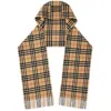 Burberry Giant Check Cashmere Hooded Scarf In Multicolor