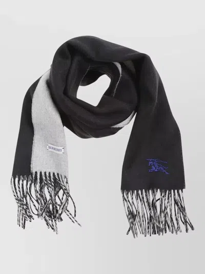 Burberry Scarves Two Tone Style Fringe Detail In Multi