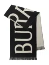 Burberry Wool Scarf With Lettering Logo
