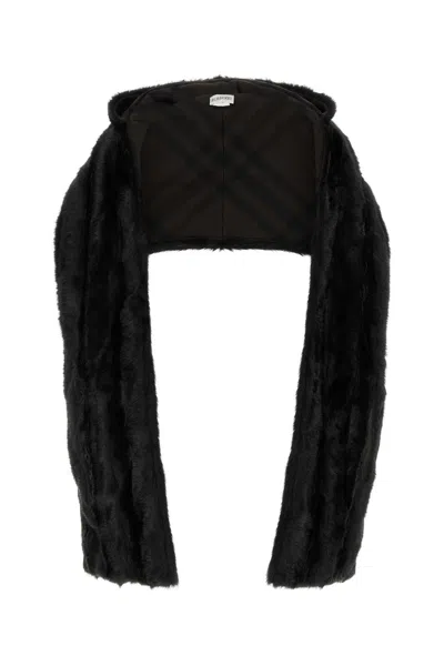 Burberry Sciarpa In Black