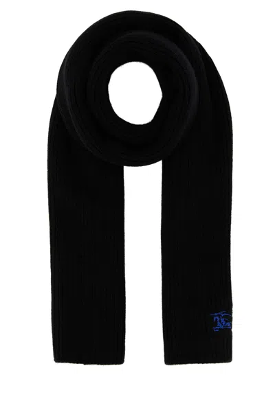 BURBERRY BURBERRY BLACK CASHMERE SCARF