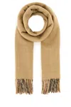 Burberry Reversible Cashmere Scarf In Check Pattern