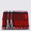 Burberry Sciarpe Post Red/oxblood In Red