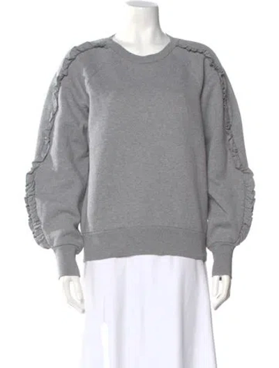 Pre-owned Burberry Scoop Neck Sweater In Gray