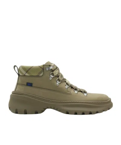 BURBERRY BURBERRY NUBUCK SCOOT HIKE BOOTS