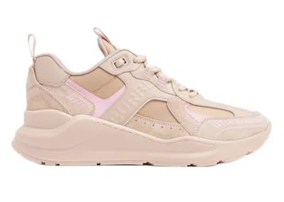 Pre-owned Burberry Sean Sneakers (women's) In Pink