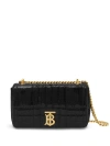 BURBERRY BURBERRY SEQUINNED QUILTED CHAIN LINKED SMALL LOLA BAG