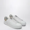 Burberry Low Top Sneakers Contrast Heel Detail Rubber Sole In White