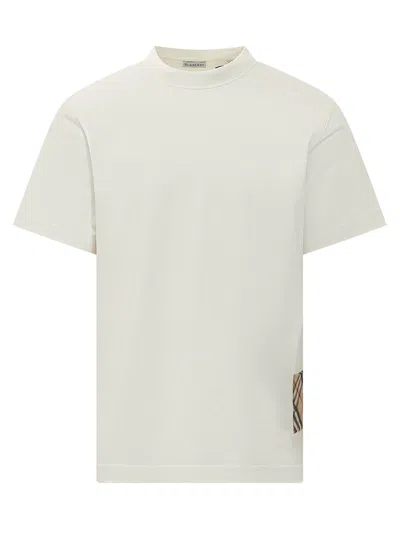 Burberry Seth Cash Logo T-shirt In White