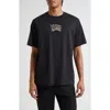 Burberry Equestrian Knight-check Cotton T-shirt In Black