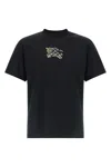 Burberry Seth Ekd Crew Neck Short Sleeve T-shirt In Black