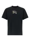Burberry Seth Ekd Crew Neck Short Sleeve T-shirt In Black