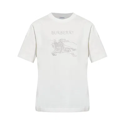 Pre-owned Burberry Seth Knight Logo T-shirt 'chalk' | White | Men's Size L