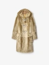 Burberry Hooded Coat In Linden