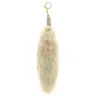 Burberry Shearling Charm In Gray