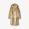 Burberry Hooded Coat In Linden